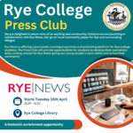 Image of Rye College Press Club Journalist Training Programme 