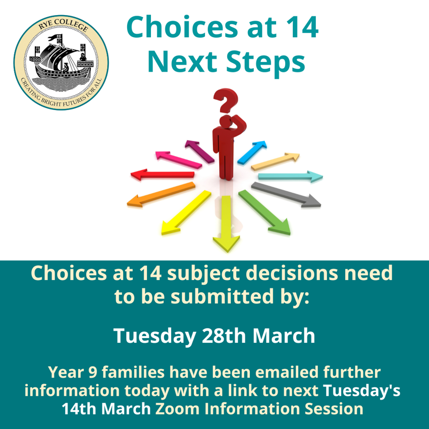 Image of Choices at 14 - Next Steps 