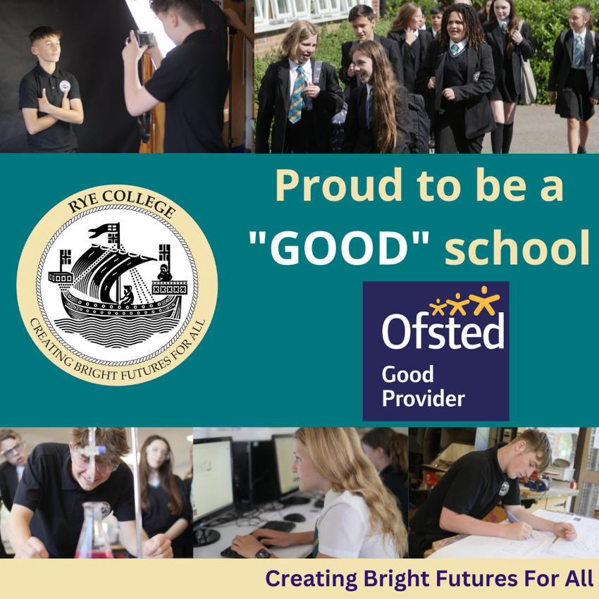 Image of OfSTED: Rye College a "GOOD" School 